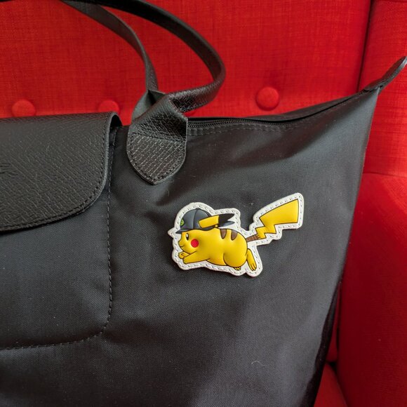 Longchamp x Pokemon Detective Pikachu Le Pliage Tote (read description) - Picture 2 of 7